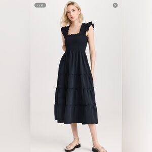 Hill House - Ellie Nap Dress in Black Crepe